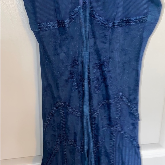 Dusty Blue Sundress - Picture 3 of 6